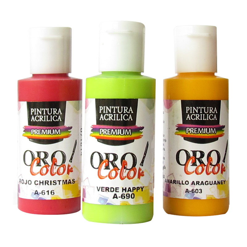 Pintura Acrílica Premium Oro Color 60ml - Solo Graffic