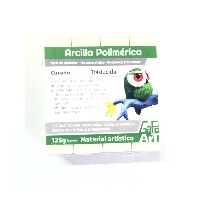 Arcilla Polimérica Traslúcida Gapoart 125gr - Solo Graffic